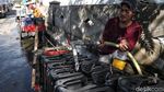 Potret Penjual Air Bersih di Utara Jakarta