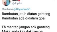  Mantannya siapa ini? Kayaknya sudah kesel banget sama hubungan masa lalunya. Mantan dibilang sok ganteng dan kayak daki kecoa. Foto: Twitter