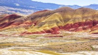 Painted Hills berada di John Day Fossil Beds National Park, Oregon, AS (iStock)
