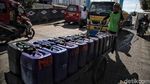 Potret Penjual Air Bersih di Utara Jakarta