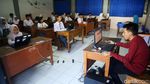 Wajah-wajah Serius Siswa di Hari Pertama UNBK