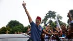 Sandi Disambut Kesenian Palang Pintu Saat Tiba di Ciracas
