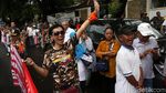 Aksi Para Veteran Tuntut Kesejahteraan di Depan KPU