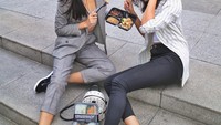 Sharing makanan sehat. Ini jadi kunci langsingnya tubuh si cantik Jesslyn. Foto: Instagram@jesslyn_limm