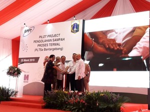 PLTSa Bantargebang Resmi Beroperasi Mulai Hari Ini