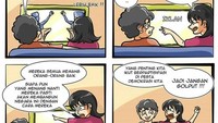 Jleb! Nancep banget nih pesan dari komik karya Komik2b