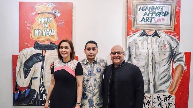 Lukisan 'HAHA' Naufal Abshar Bergema di Singapura