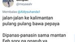Pantun Makanan Kocak Curhatan Netizen Saat Ketemu Mantan