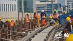 Potret Para Pekerja Proyek MRT Pertama Indonesia