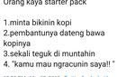 Kocak! Berbagai Cuitan Sarapan ala Orang Kaya Sampai Orang Desa