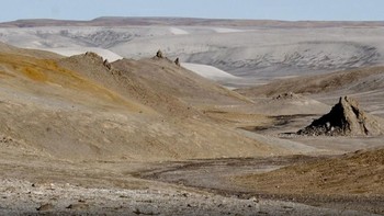 Mars Institute dan SETI (Search for Extraterrestrial Intelligence) Institute merupakan beberapa lembaga yang melakukan penelitian di Pulau Devon. Foto: Dok. Google