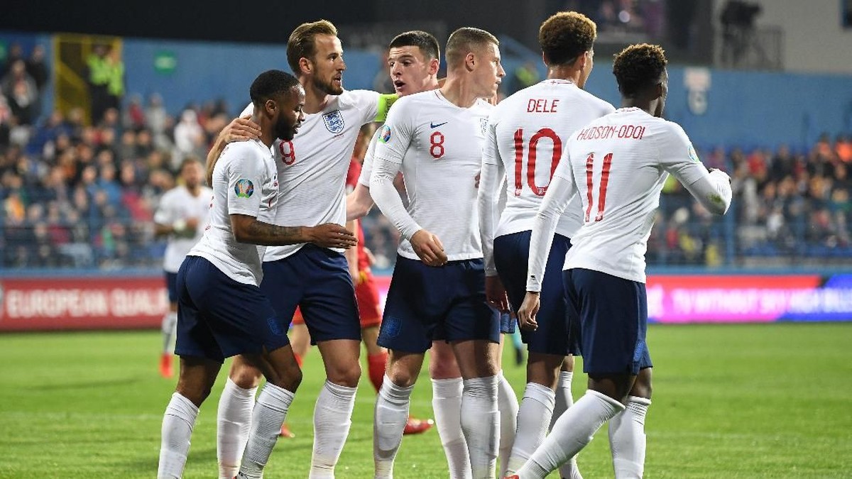 Timnas Inggris menang telak 5-1 atas Montenegro di Kualifikasi Piala Eropa 2020 (Foto: Michael Regan/Getty Images)
