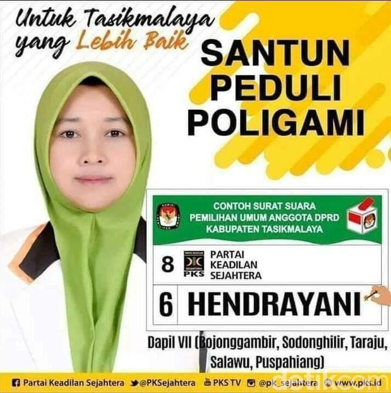 Tersebar Flyer Caleg PKS Peduli Poligami, Begini Faktanya Tersebar Flyer Caleg PKS Peduli Poligami, Begini Faktanya