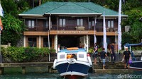 Ada banyak dive resort di Lembeh, salah satunya adalah Bastianos Dive Resort. Jaraknya tidak sampai satu jam naik kapal dari Pelabuhan Bitung. (Wahyu/detikcom)