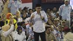 Aksi Caleg Dan Pendukung Meriahkan Kampanye Sandiaga Uno