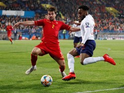 Pertandingan Montenegro vs Inggris digelar di Stadion Pod Goricom, Selasa (26/3/2019) dini hari WIB. Ini merupakan pertandingan kedua bagi kedua tim di Grup A Kualifikasi Piala Eropa 2020. Foto: Carl Recine/Action Images via Reuters