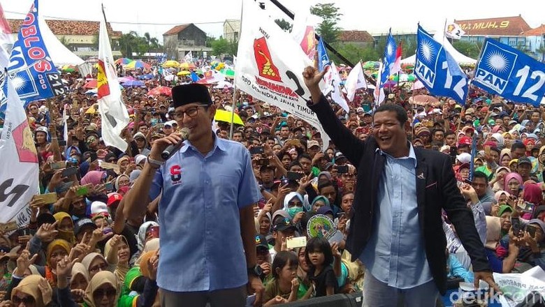 Sandiaga Klaim Elektabilitasnya di Jatim Melonjak Sandiaga Klaim Elektabilitasnya di Jatim Melonjak