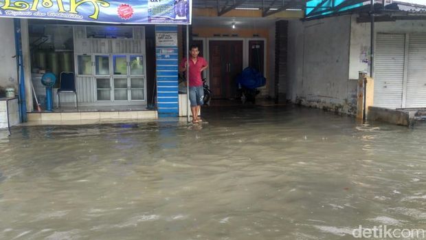 Diguyur Hujan, Kota Pangkalpinang Babel Terendam Banjir
