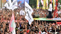 Jokowi juga mengingatkan waktu pencoblosan Pilpres 2019 yang jatuh pada 17 April 2019 tinggal 22 hari lagi. (Istimewa).