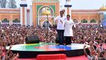 Potret Enerjik Jokowi Saat Kampanye Terbuka di Dumai