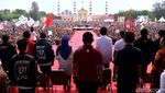 Potret Enerjik Jokowi Saat Kampanye Terbuka di Dumai