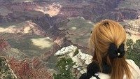 Awano juga menikmati view di Grand Canyon, Arizona, AS. (kisa_awn/Instagram)