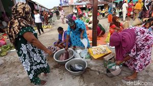 Menengok Sibuknya Pasar Kayoa di Halmahera Selatan