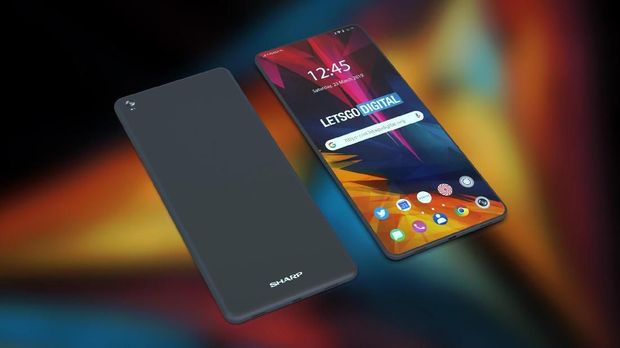 Sharp Bikin Konsep Ponsel Layar Lipat Baru, Seperti Apa?