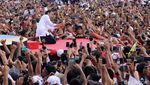 Potret Enerjik Jokowi Saat Kampanye Terbuka di Dumai