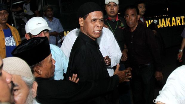 Hercules menghadapi sidang putusan hari ini, Rabu (27/3/2019), di PN Jakarta Barat.