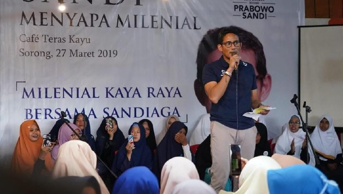 Sandi Ingin Milenial Indonesia Jadi POP, Apa Maksudnya?