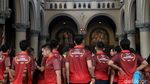 Giliran Gereja Katedral yang Dibersihkan Anggota CPNS