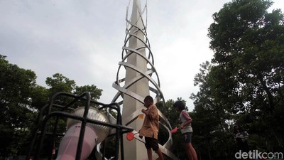 Diresmikan 2011, Begini Wajah Monumen Situ Gintung Terkini