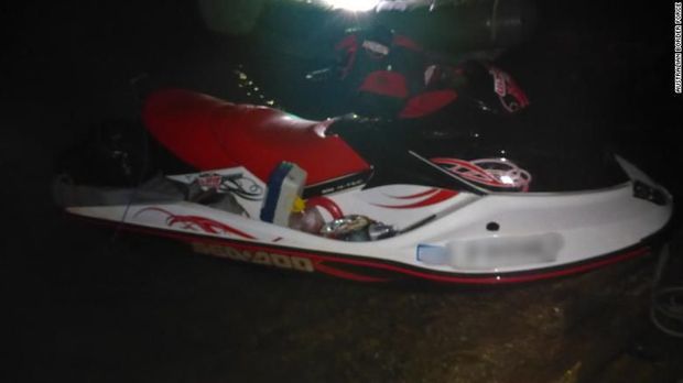 Momen saat buronan kasus narkoba kabur dari Australia dengan jet ski