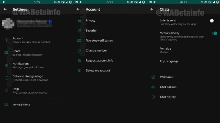 WhatsApp Dark Mode WhatsApp Dark Mode