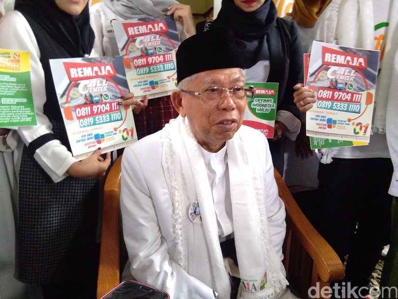 Maruf Amin Yakin Bisa Raup 70 Persen Suara di DIY Maruf Amin Yakin Bisa Raup 70 Persen Suara di DIY