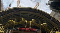 Untuk memudahkan dan mempercepat proses pengeboran, TBM KCJB juga dilengkapi dengan Slurry Treatment Machine yang akan berfungsi untuk mengolah material tanah hasil bor menjadi kompartemen yang mudah diangkut. Pool/PT Wijaya Karya.
