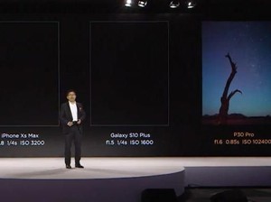 Huawei Klaim Kamera P30 Kalahkan Samsung dan iPhone