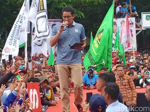 Siapa Nakal Kibarkan Bendera PPP dan PBB di Kampanye Sandi?