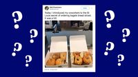 Bagel Diiris Seperti Roti Picu Keributan Netizen di Twitter