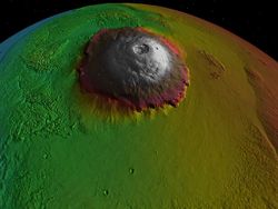 Wujud Olympus Mons yang Tiga Kali Lebih Tinggi dari Everest