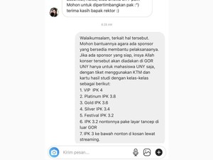 Guyon Rektor UNY soal Tiket Konser IPK 4, Ini Tips Bicara dengan Milenial