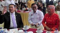 Bamsoet, sapaan akrabnya, hadir bersama perwakilan Bawaslu, KPU, pemerintah dan tim sukses dari capres-cawapres dalam Pilpres 2019.
