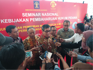 Menkum HAM Beberkan Alasan Hukum Pidana Perlu Diperbaharui