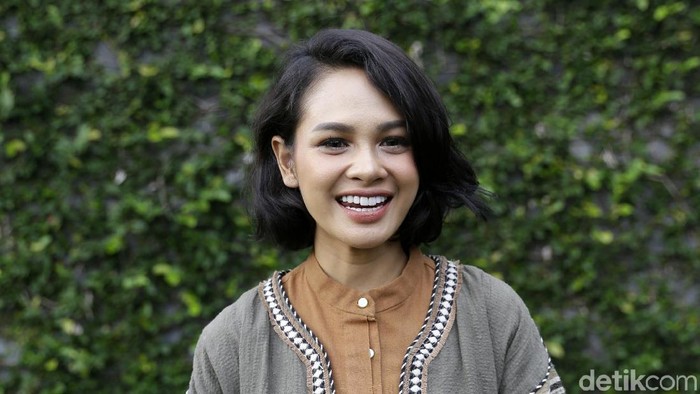 Andien saat ditemui di kawasan Kemang.