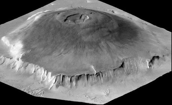 Wujud Olympus Mons yang Tiga Kali Lebih Tinggi dari Everest