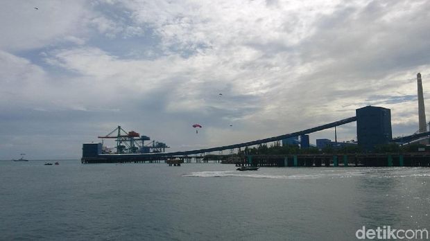   Komando Armada (Koarmada) I TNI AL menggelar simulasi di PLTU Suralaya