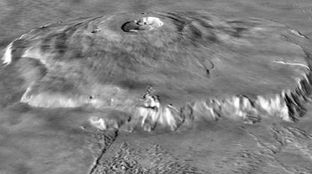 Olympus Mons sendiri berada di kawasan bernama Tharsis. (Foto: NASA)