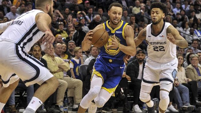 Warriors kalahkan Memphis Grizzlies (Justin Ford-USA TODAY Sports)