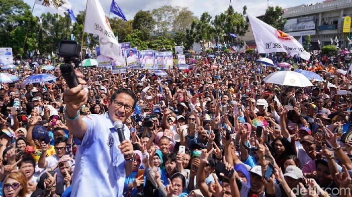 Kampanye di Sulut, Sandi Janji Jaga Stabilitas Harga Komoditas